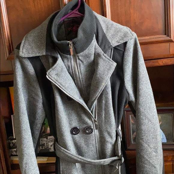 Yoki women’s double breasted trench/pea coat - Picture 3 of 7